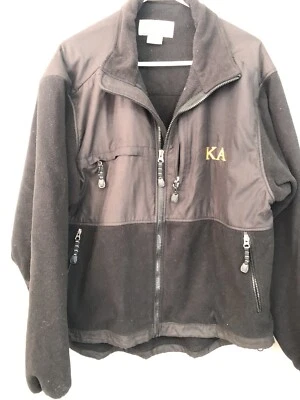 Colorado Timberline Fleece Jacket w/KA Fraternity Letters Large Black Fleece - Image 1 of 4