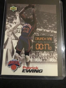 1997 Patrick Ewing Upper Deck #21 NBA Basketball Insert CrunchCard NY Knicks HOF - Picture 1 of 2