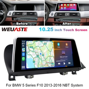 Para BMW Serie 5 F10 2013-2016 Sistema NBT Coche 10.25"" Pantalla Linux Radio Estéreo - Imagen 1 de 12