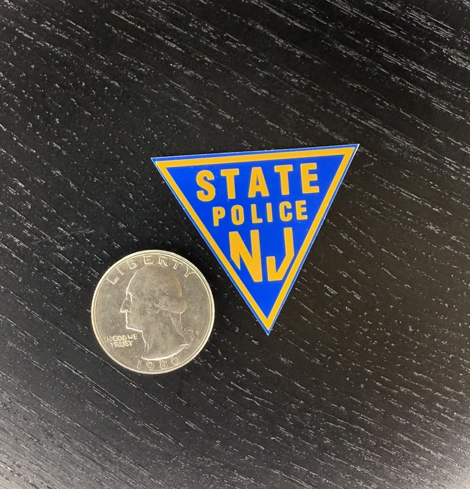 New Jersey State Police 1.5” Sticker Decal PBA Trooper NJSP Family Supporter - Image 1 of 1