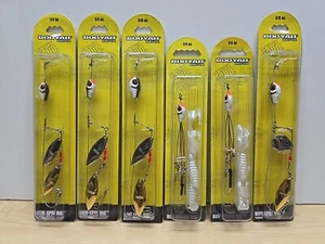 6 Booyah Bait Assortment Boo Spin Rig Double Willow Teaser Tandem Bass 1/4 3/8 D - Picture 1 of 7