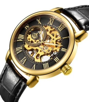 Wristwatch Men’s Royal Classic Roman Index Mechanical Automatic Leather - Image 1 of 4