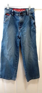 Ecko Carpenter Jeans Boys Size 8 Vintage Y2K Pockets 90's Denim Medium Wash - Picture 1 of 15