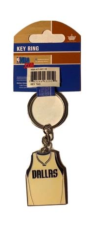 Dallas Mavericks Reversible Home/Away Jersey Keychain Metal Keychain NEW Cover