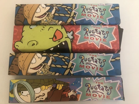 FOUR Vintage 1998 The Rugrats Movie Burger King Watches Reptar Angelica Tommy Cover