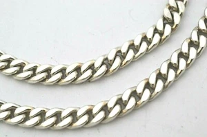 Schwere 925 Sterlingsilber Bordsteinkette Halskette. 68 Gramm, 41 cm/16" - Bild 1 von 12