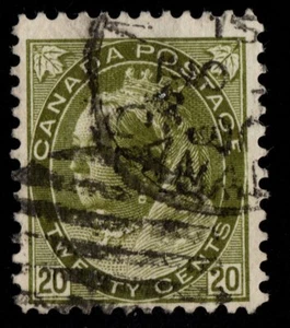   #84 Numeral 20c Canada used  - Picture 1 of 2