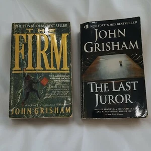 Lot of 2 John Grisham Paperback Books-The Last Juror & The Firm GREAT! - Picture 1 of 7