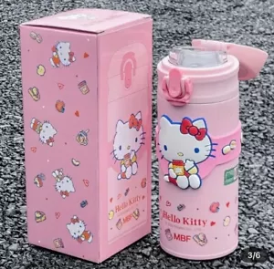 🔥Hello Kitty Insulated Water Bottle Cute Water Cup Small Capacity BNIB🔥 - Picture 1 of 4
