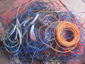 Kupferschrott Kabelschrott Einzeladern Kupfer Kabelreste 15,3 Kg - Bild 1 von 7