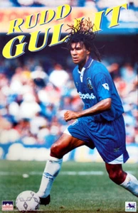 RUUD GULLIT 1995 Chelsea Blues FC EPL Football Vintage Soccer 22x34 Wall POSTER - Picture 1 of 1