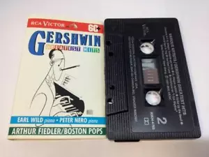 GERSHWIN GREATEST HITS Cassette Tape EARL WILD PETER NERO PIANO ARTHUR FIELDLER - Picture 1 of 4