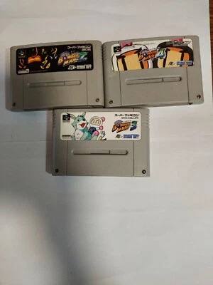 Super Famicom Super Bomberman  2 3 4 Japan SFC games From Japan Set SFC - Image 1 of 4