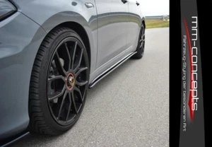 CUP faldones laterales enfoques NEGRO para Fiat Tipo S-Design Side Skirts enfoque - Imagen 1 de 6