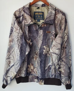 Woolrich Camouflage Jacket Saddle Cloth Realtree Hardwoods Men's Size Large - Picture 1 of 12