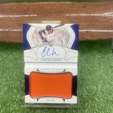 2022 PANINI NATIONAL TREASURES CHAS MCCORMICK RC BOOKLET AUTO PATCH /99