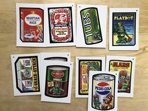 2020 Topps On Demand Mars Attacks Attacky Packages Lot Of 10 Base Stickers