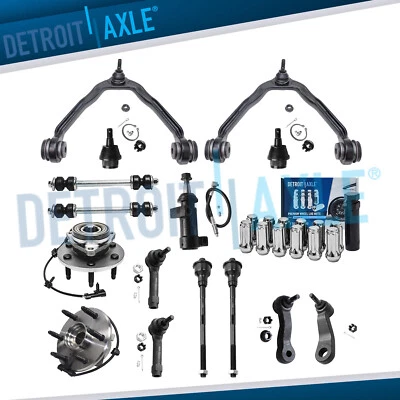 4WD Front Wheel Bearing Hub Control Arm Kit for Chevy GMC Silverado Sierra 1500 - Image 1 of 4