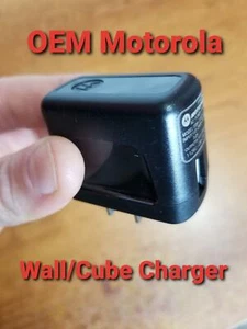 "Brand NEW" Authentic Motorola Wall Charger/Cube 2A (Standard Charger) - Picture 1 of 4