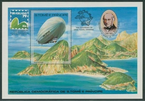 Sao Tomé und Principe 1979 Zeppelin Block 36 A postfrisch (C27048) - Bild 1 von 1