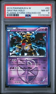 PSA 8 NM-MT Giratina 62/135 Cracked Ice Alt Holo Art Pokemon Plasma Storm POP 8 - Bild 1 von 2