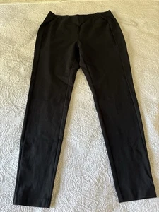 J. Jill Ponte-Hose schmales Bein schwarz Größe L Tall neu ohne Etikett - Bild 1 von 8