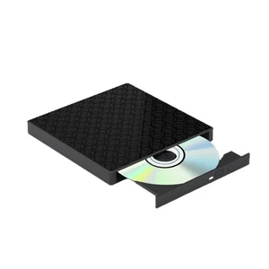 External Disc Drive with USB3.0 USB2.0 Port Card Slot Portable Disc Disk Drive - Picture 1 of 8