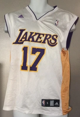 Camiseta Andrew Bynum #17 Lakers Adidas Swingman Pequeña Foto 1 de 2