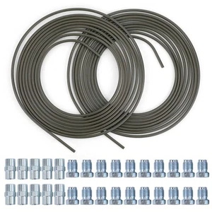 10m Bremsleitung Bremsrohr Stahl 4,75 mm + 20 Verschraubungen + 10 Verbinder DHL - Bild 1 von 11