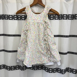 Shabby Chic Girls Floral Ruffle Dress Size 4T Spring Easter Outfit - Picture 1 of 7