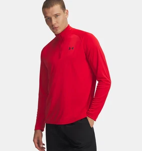 NEW Men's Under Armour Red Velocity 2.0 1/4 Zip Pullover Size XLarge - Picture 1 of 9