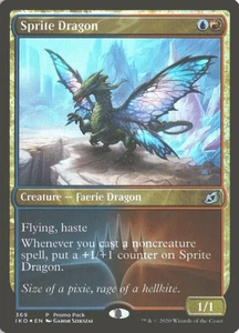 MTG Sprite Dragon (369) *Foil* Promo Pack Excl. Ikoria MT/NM Free Ship - Picture 1 of 2