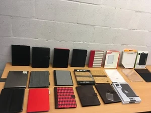 APPLE IPAD 2 3 4 HÜLLE SCHALE FOLIO COVER MENGE ENTHÜLLEN LEDER KORK KLAR SCHWARZ NEU  - Bild 1 von 52