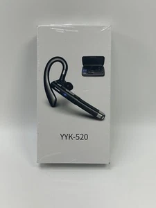 Wireless Earphone Bluetooth Headset Ear Hook Handsfree Call w Microphone YYK-520 - Photo 1 sur 2
