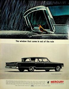 MERCURY Monterey Custom Black 4 door sedan Displaying Brezway Vintage Print Ad