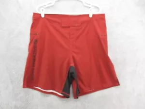 Born Primitive Shorts Mens 40 Red Orange American Defender Side Slits Tie Waist - Picture 1 of 17