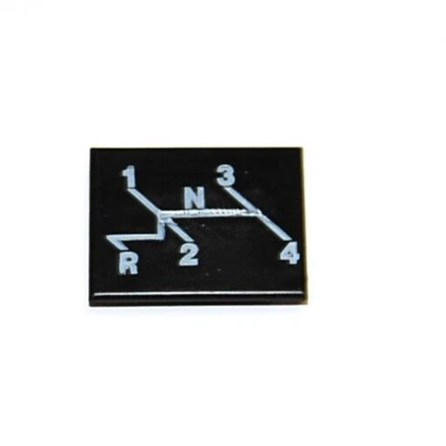 Dashboard Shifter Pattern Plate Fits Volkswagen Super Beetle 1973-1979 Only - Image 1 of 1