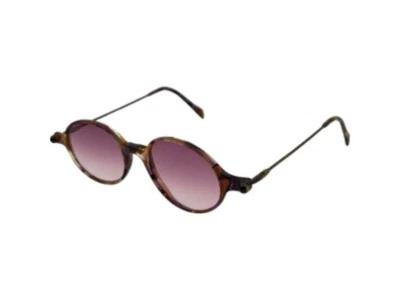 Óculos de sol oval vintage Club LA 3401 marrom roxo França com lentes NOVAS! - Imagem 1 de 4