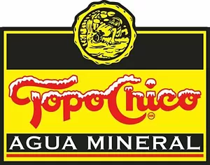 TOPO CHICO AGUA MINERAL WATER MEXICAN MAN 20" HEAVY DUTY USA MADE METAL ADV SIGN - Picture 1 of 1