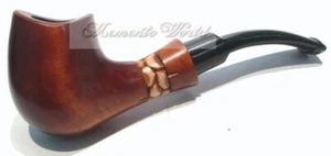 Pipa moderna para fumar tabaco moda tallada a mano * piedra #2 * para filtro de 9 mm - Imagen 1 de 4
