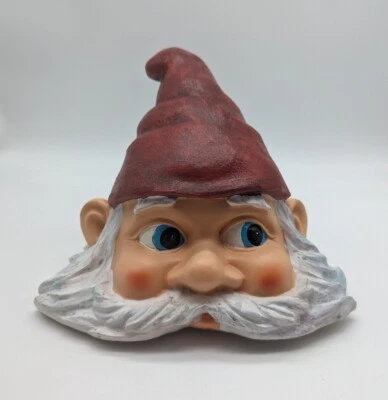 Cabeza de gnomo de jardín - ¿Plástico para exteriores? Rosy Cheeks  Foto 1 de 4