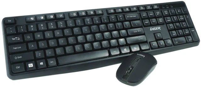 Laser Multimedia Wireless Keyboard with Mouse