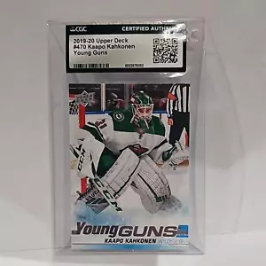 Kaapo Kahkonen Young Guns 470 2018-19 Upper Deck Minnesota Wild - Picture 1 of 2