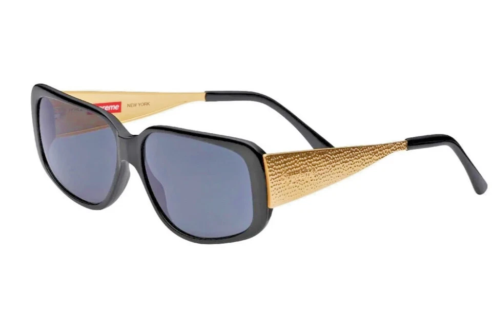Supreme Rayce Sunglasses ss20 Black/Gold Box Logo TNF - Image 1 of 1