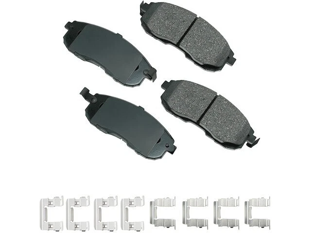 Juego de pastillas de freno delanteras para Nissan Altima 2000-2013 Akebono 44975PRZV 2012 2001 2002 Foto 1 de 2