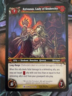World of Warcraft TCG  Sylvanas, Lady of Undercity Class 2/234 - Image 1 of 2