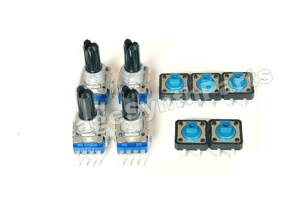 WALDORF Miniworks 4 Pole Filter Resource Kit Potentiometer + Tact Switches - Image 1 of 2