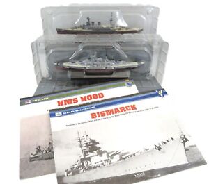 Atlas Editions Okręty wojenne - 1:1250 HMS Hood + Bismarck