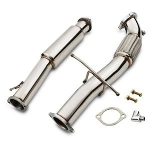 3" STAINLESS EXHAUST FRONT DECAT & DOWNPIPE FOR FORD FOCUS MK2 RS ST 225 05-11 - Afbeelding 1 van 6