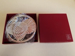 Vintage Gorham 1982 Silver Plated Thanksgiving Turkey Trivet Italy w/ Box (NEW) - Picture 1 of 7